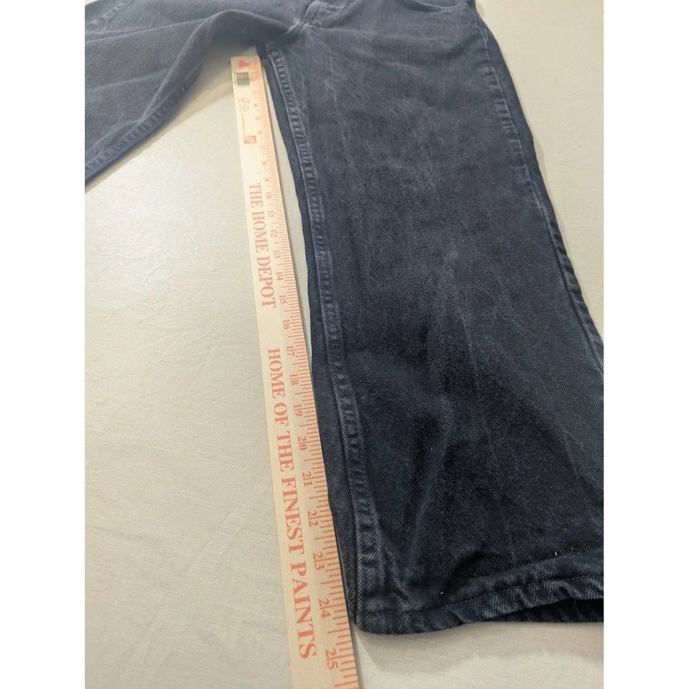 Wrangler Straight Leg Jeans‎ Boys 12 Husky BlackAdjustable Waist 955HUCB